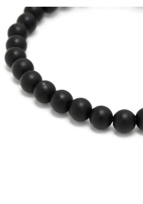Bracciale Nero Con Teschio Alexander McQueen ALEXANDER MCQUEEN | 706979-1AAIX1010